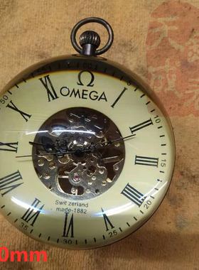 老式上发条玻璃机械道具水晶球