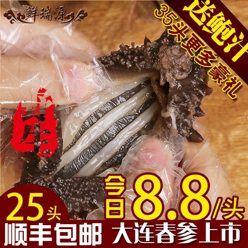 大连即食海参 单个装 辽刺参高压真空水发海生老年孕妇特产送礼品 - 图0