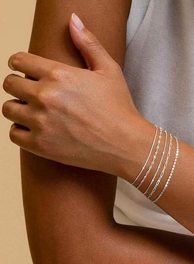 欧美跨境亚马逊希音个性时尚5件套手链女波西米亚风多层叠戴手链