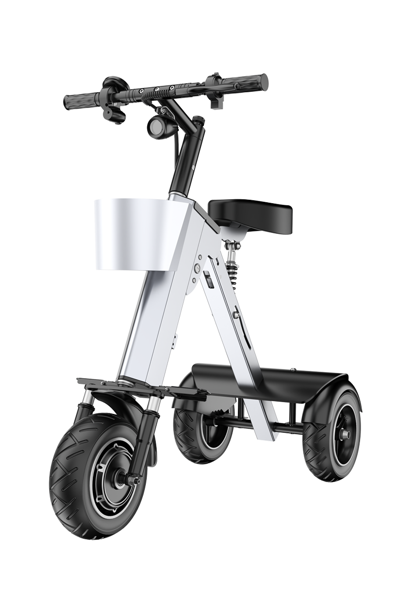 威尔杰迪新款可双人智能折叠电动车便携小型轻便迷你三轮电动代步-图3
