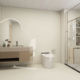 Foshan super white embryo gold velvet living room soft light tiles