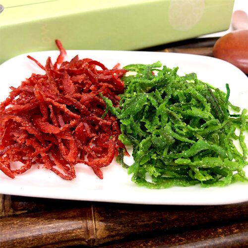 红绿丝500g绿豆汤原料糕点八宝饭材料食用橘皮青红丝月饼汤圆馅料 - 图2