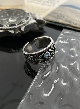 开口戒指荷鲁斯之眼荆棘玫瑰