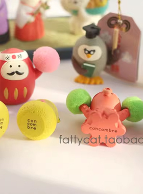 现货采购decole松竹神社合格摆件