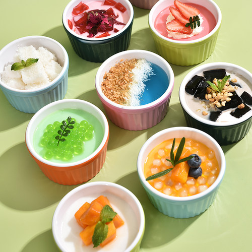 米雪公主豆花布丁粉商用1kg 果冻粉商用自制冰豆乳豆腐奶茶店专用 - 图0