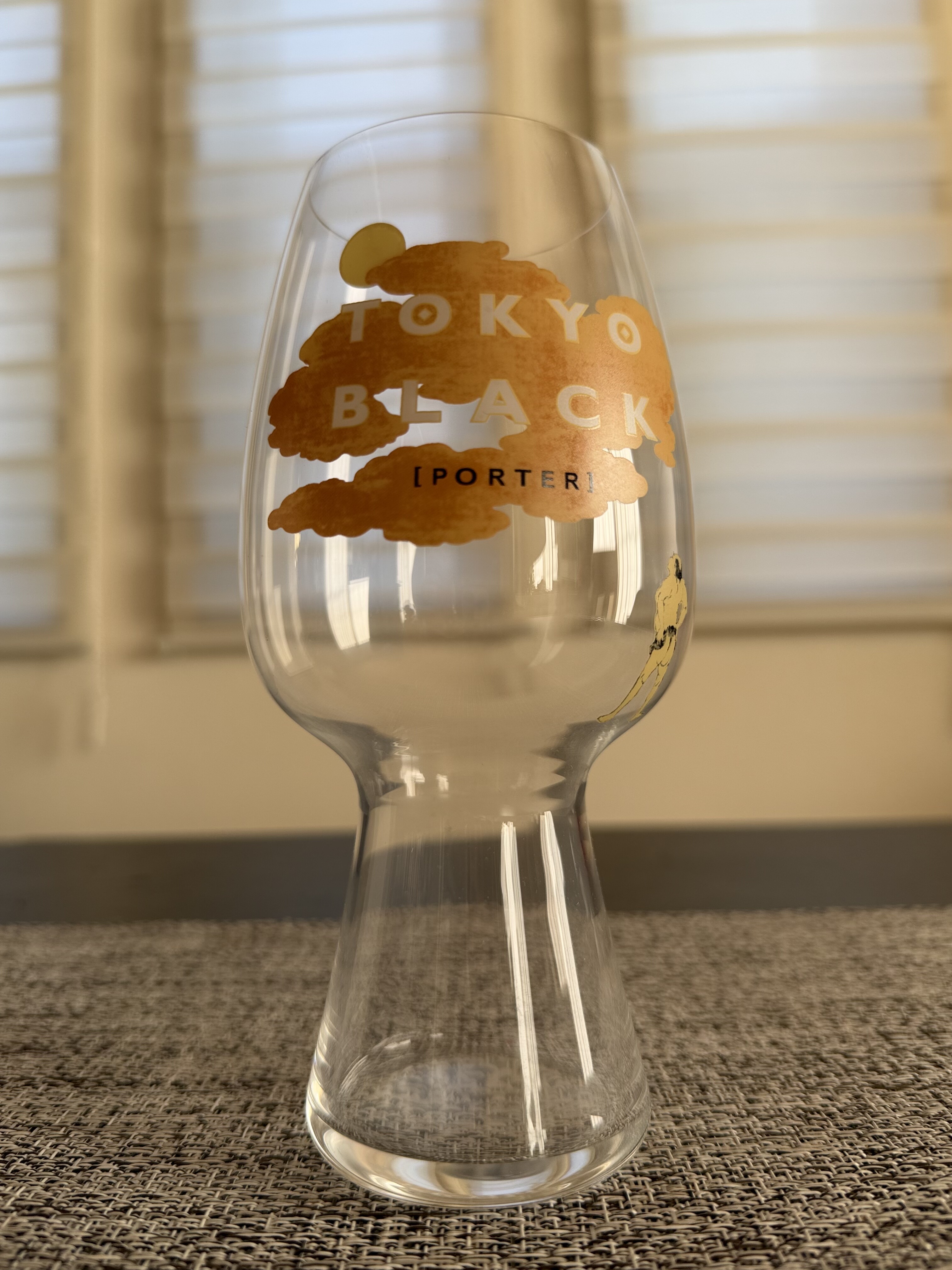日本限定TOKYO BLACK PORTER精酿啤酒杯拉格杯 - 图1