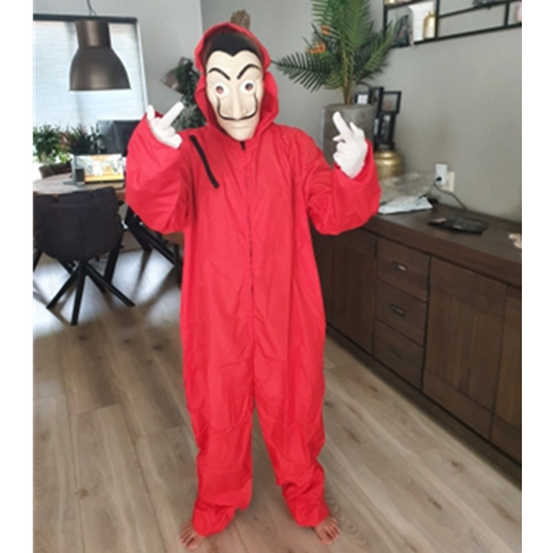 纸钞屋money heist La Casa De Papel儿童成人万圣节cosplay服装 - 图2