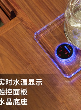 佰宝底部自动上水水晶玻璃电茶壶