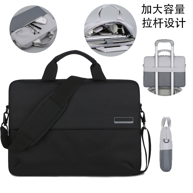 BRINCH 好看的電腦包 神州戰神神舟k670華碩15.6英寸筆記本包14寸男巨集碁戴爾惠普手提包女13.3小清新文藝簡約