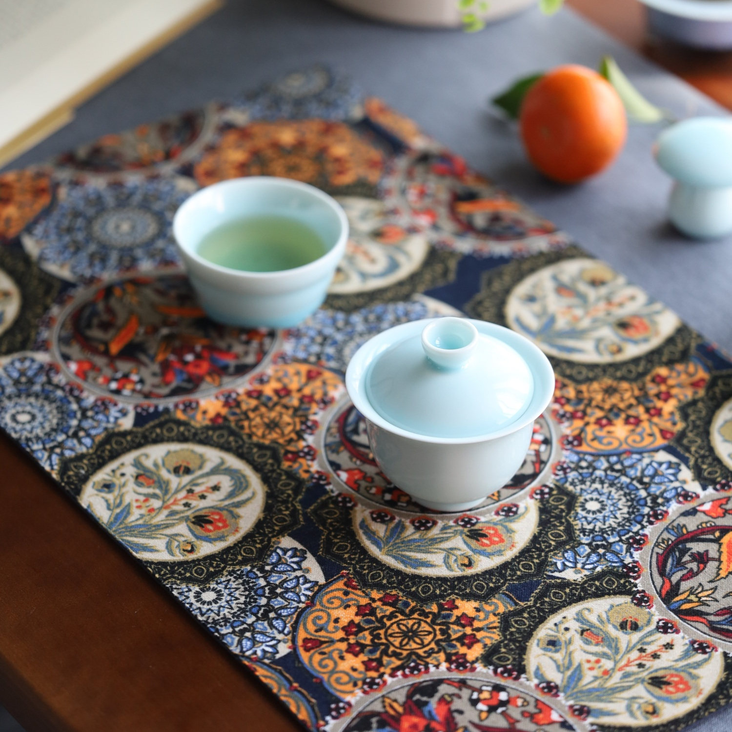 古林引之棉麻加厚茶席布艺桌旗吸水茶布茶杯垫禅意中式复古民族风,淘宝优惠券,粉丝福利购,淘宝优惠卷