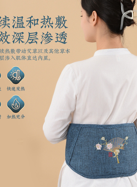 电热腰带护腰艾灸热敷暖腹暖宫