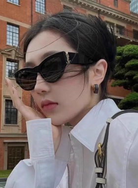 Ysl圣罗兰墨镜女潮流猫眼