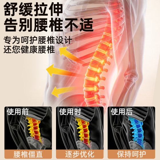 Pinjian lumbar traction belt stretching horizontal bar without drilling