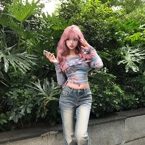 粉色假发全头套女lolita彩色洛丽塔万用cos日常整顶长卷发大波浪 - 图1