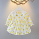 Baby long-sleeved dress spring and summer pure cotton thin baby style