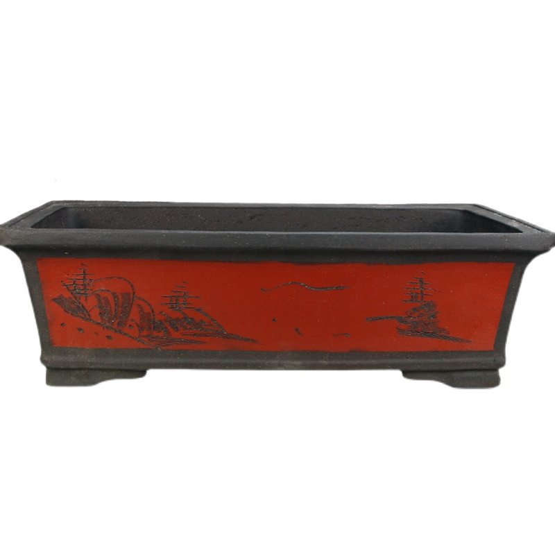 特大长条紫砂花盆落地种树老桩长方形超大马槽特价清仓陶瓷盆景盆,淘宝优惠券,粉丝福利购,淘宝优惠卷