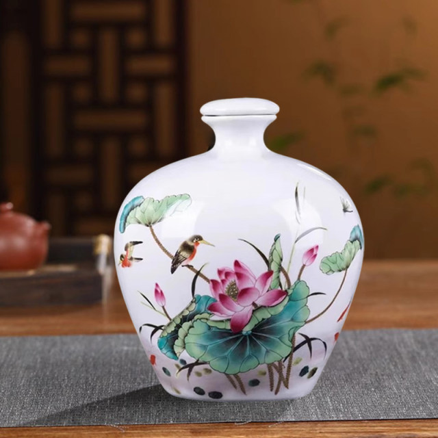 Xinmao retro sealed wine flask ແກ້ວເປົ່າເຫຼົ້າແວງມາກັບຮູບເງົາ sealing