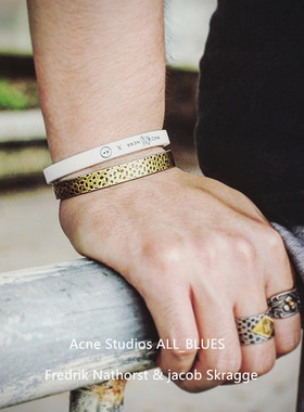 原创潮牌主义风钛钢男女个性手镯