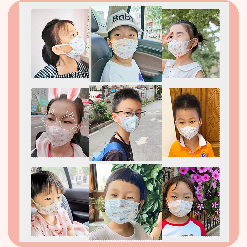 日本IRIS爱丽思防护透气立体美乐蒂宝宝婴儿防尘可爱卡通薄款口罩-图1