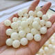 All 9.9 yuan, 100 natural white jade bodhi beads, hand string around fingers, DIY loose bodhi beads.