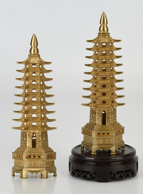 瑞象黄铜7层9层13层文昌塔
