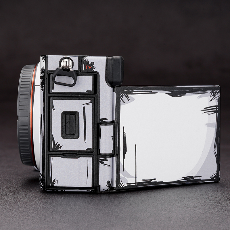 美本堂适用于索尼A7C A7C2相机保护膜贴膜2D版贴纸涂鸦SONY a7c二代机身膜贴皮全包膜全身膜改色膜皮肤3M-图1