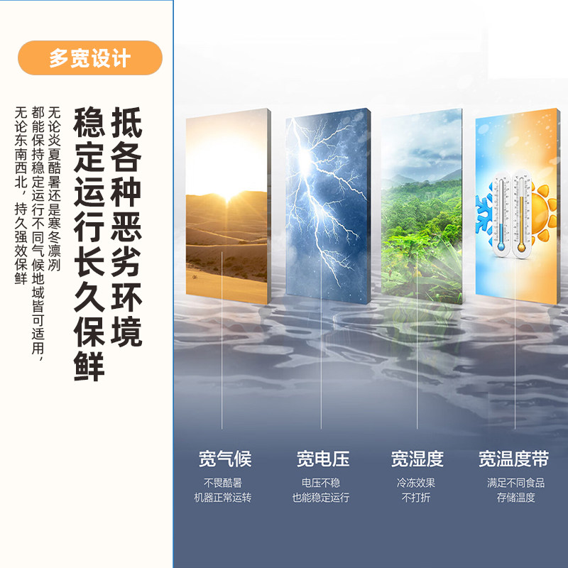 新飞323升大容量家用商用冷冻柜 新飞冷柜