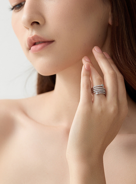 JudyCollins满钻弹簧戒指