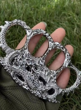 拳扣四指铁拳头合金指虎自卫防身合法铁四指格斗拳环手扣暗器搏击