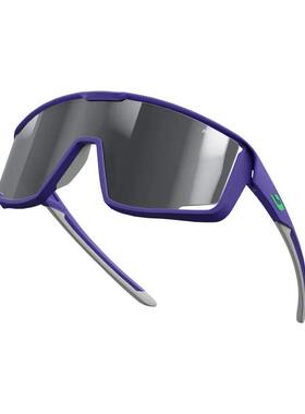 代购JULBO男士太阳镜防雾防紫外线抗冲击高透光紫色大框