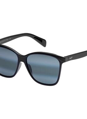 代购MauiJim男女太阳镜防紫外线清晰视野抗眩光轻便佩戴黑色镜框