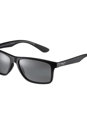 代购MauiJim男女太阳镜防紫外线偏光抗眩光清晰视野黑色方形