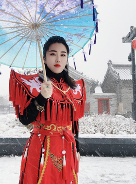 东北撒满大神二神仙家披肩民间艺术战裙战袍