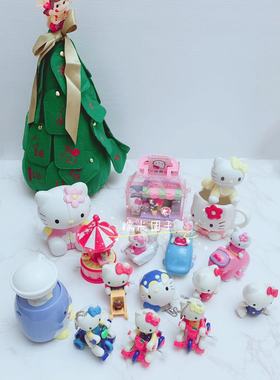 日本Kitty玩具塑料摆件