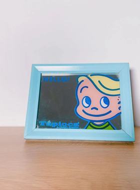 日本昭和中古原田治osamu镜框绝版中古镜子