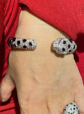 重工招财猎豹超闪钻手镯