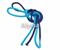 Alyssa Professional Artistic Gymnastics Rope Advanced Hemp Large Bicolor