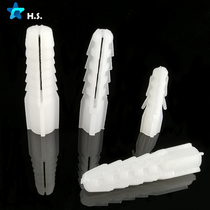 Square plastic expansion pipe white fish scale expansion M6 curtain rubber stopper square new material plastic rubber expansion pipe M8 M10