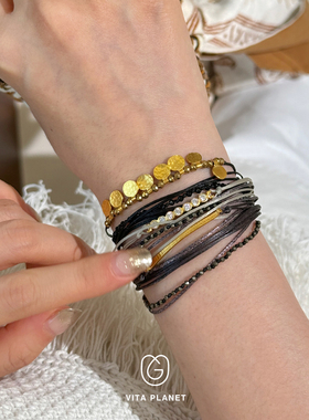 MaryGaitani天然石串珠编绳手链