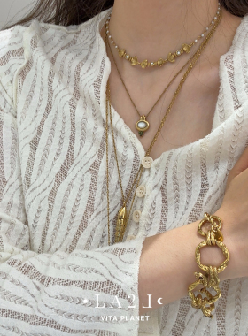 法国LA2L正品金色手链手镯