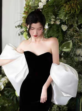 晚礼服婚纱配饰缎面硬网支撑夸张造型舞台表演礼服配件显瘦披风肩