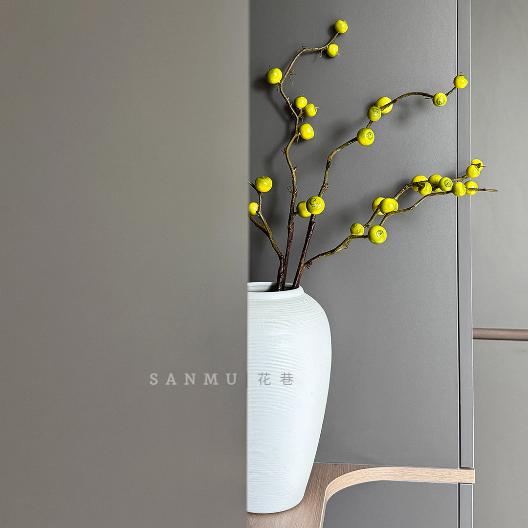 中古风仿真红莓果摆设摆件客厅餐厅装饰仿真花高级感圣诞新年摆件,淘宝优惠券,粉丝福利购,淘宝优惠卷