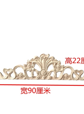 东阳木雕欧式柜顶花酒装饰