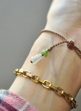 多宝手链翡翠蔷薇花细款情侣