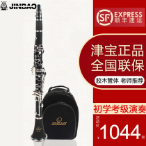 Zinbao Professional Single Reed Pipe Instrument JBCL-601 Student Children Adult Beginner Test Class Play Drop B Tune Black Tube