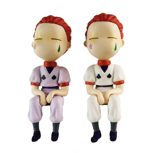 全职猎人压泡面包子脸西索手办模型坐姿摆件全涂装模玩动漫周边