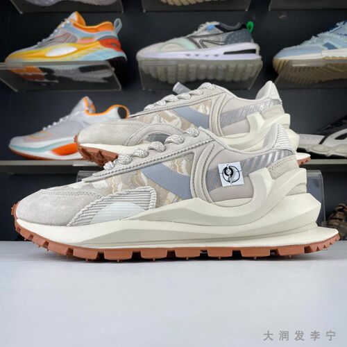 专柜中国李宁2022年秋季休闲鞋情侣92方圆百搭运动鞋AZGS079/047 - 图1