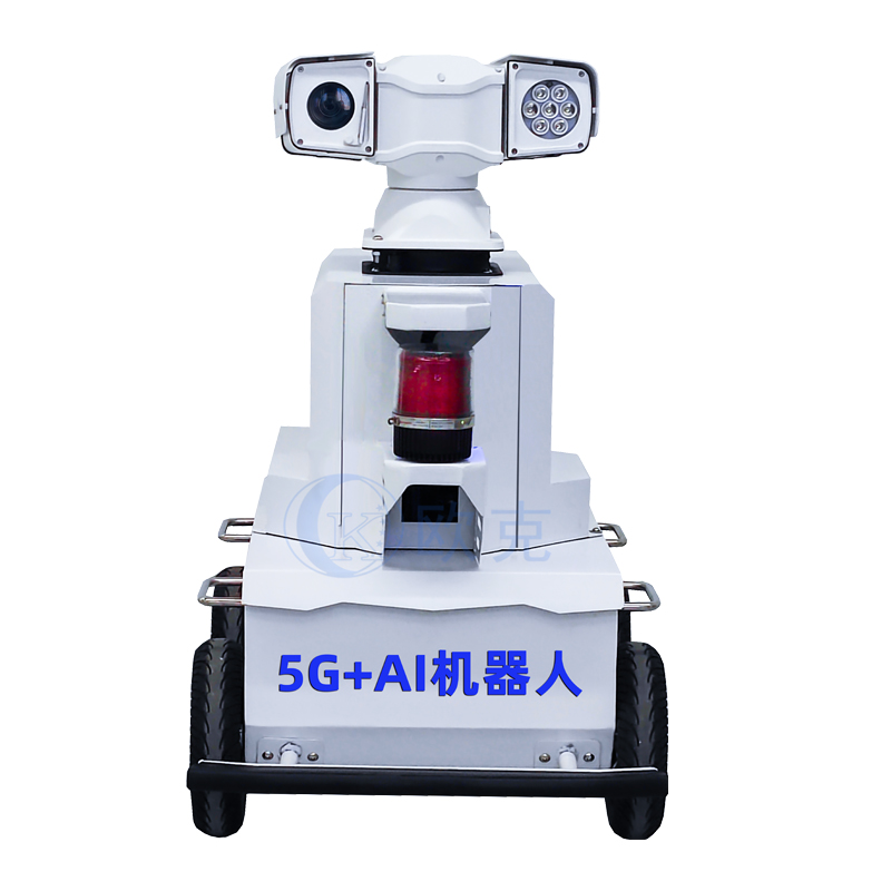 5G + AI智能安防机器人 移动兵站 AI智能监控系统   智能监控车 - 图1