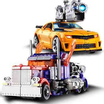 Alloy Transformation Toy King Kong Optimus Wasp Car Robot Model Transformation Stainless Steel ເດັກນ້ອຍເດັກນ້ອຍຊາຍ Play County ນັກສຶກສາ