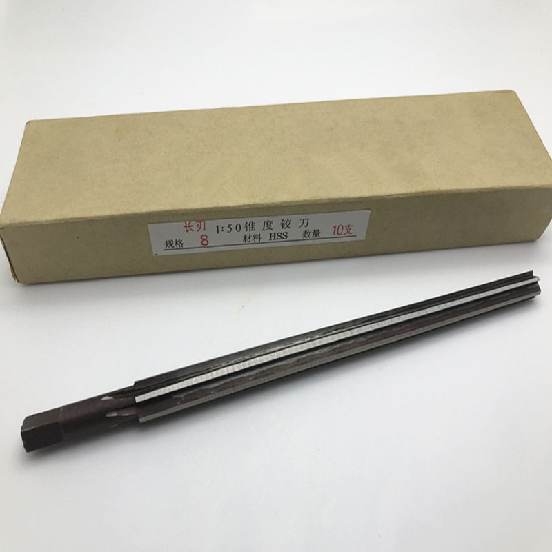 1:50锥度铰刀锥度销子直柄手用绞刀3 5 6 8 10 12 14 16 20 50mm_虎窝淘